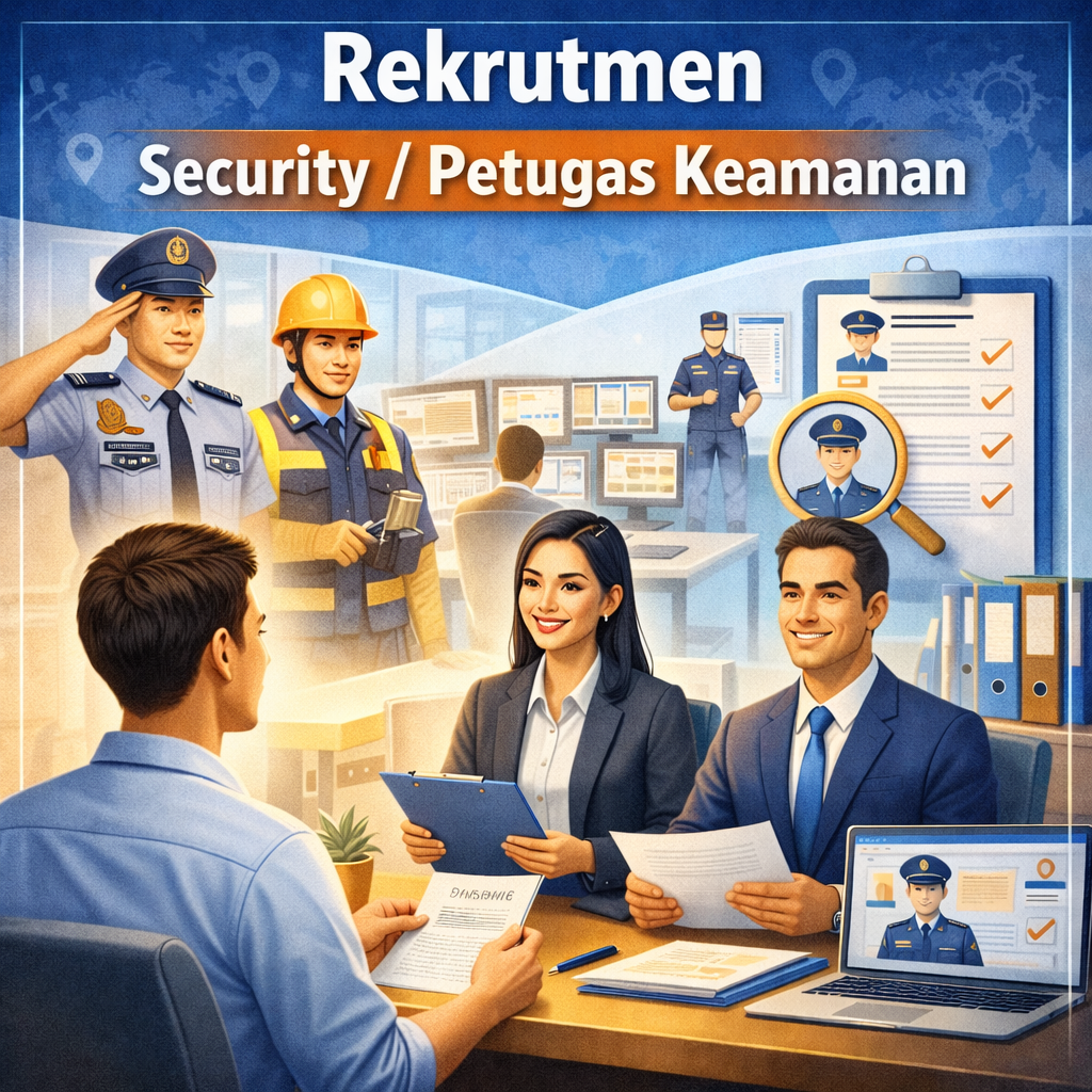 >Rekrutmen Security / Petugas Keamanan